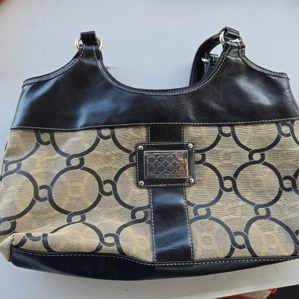 Black and Tan Jaclyn Smith Purse